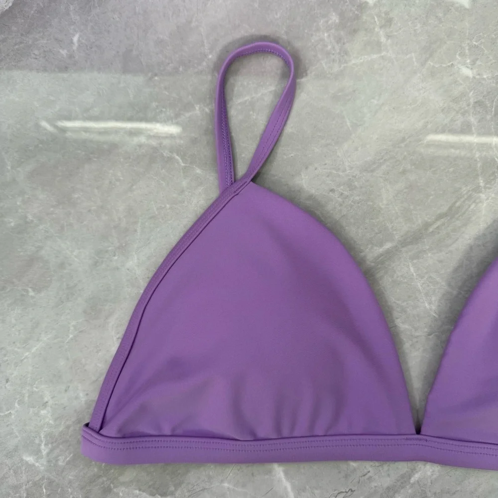 Women’s Speedo Triangle Bikini Top Adjustable Straps UPF 50+ Removable Pads XL